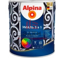 Alpina / Альпина эмаль алкидно уретановая по ржавчине 2,5 л