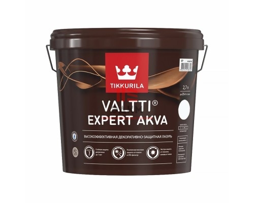 Tikkurila Valtti Expert Akva / Тиккурила Валтти Эксперт Аква декоративно защитная лазурь 2,7 л