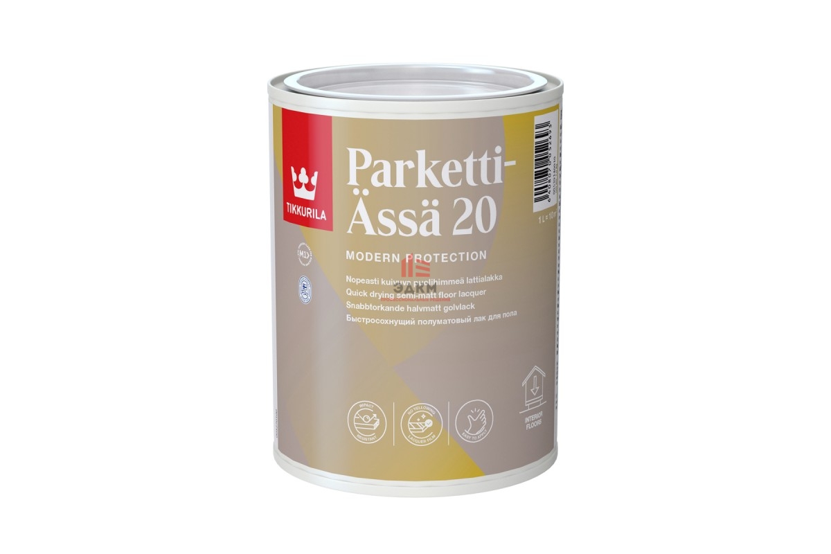 Tikkurila Parketti Assa 20 / Тиккурила Паркетти Ясся лак для пола ...