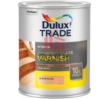 Паркетный лак на водной основе Dulux Trade Diamond Glaze | Дюлакс Даймонд Глейз глянцевый 1 л