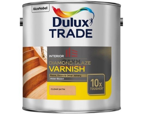 Паркетный лак на водной основе Dulux Trade Diamond Glaze | Дюлакс Даймонд Глейз глянцевый 5 л