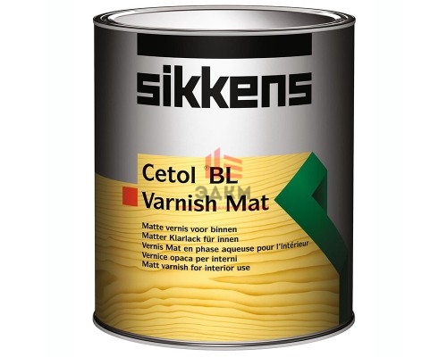 Sikkens Cetol BL Varnish Mat / Сиккенс Варниш Мат полиуретановый, водорастворимый лак 2,5 л