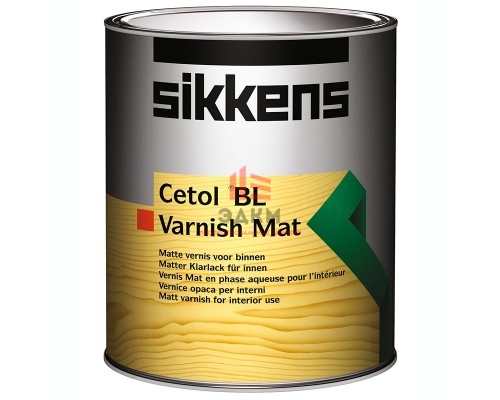 Sikkens Cetol BL Varnish Mat / Сиккенс Варниш Мат полиуретановый, водорастворимый лак 1 л