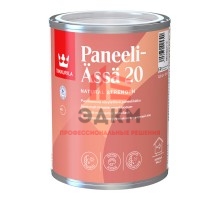 Tikkurila Paneeli Assa 20 / Тиккурила Панели Ясся 20 лак для стен акриловый полуматовый 0,9 л