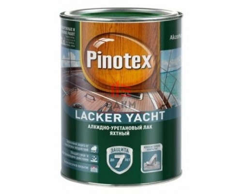 Pinotex Lacker Yacht / Пинотекс алкидно-уретановый яхтный лак глянцевый 1 л