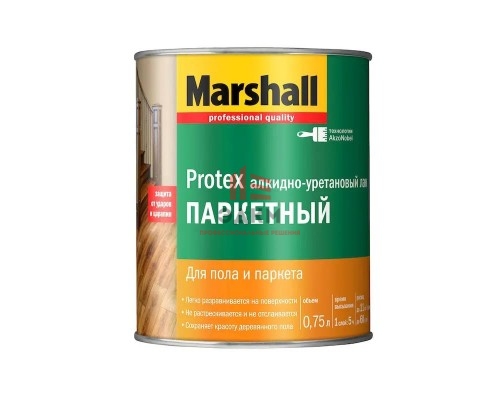 Marshall Protex Parke / Маршал Протекс Парке лак паркетный матовый 0,75 л