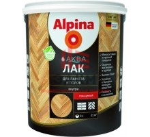 Alpina Aqua / Альпина Аква паркетный лак на водной основе глянцевый 2,5 л