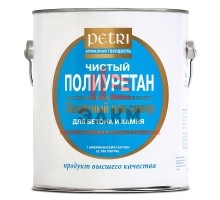 Petri / Петри лак полиуретановый по бетону и камню универсальный матовый 0,946 л