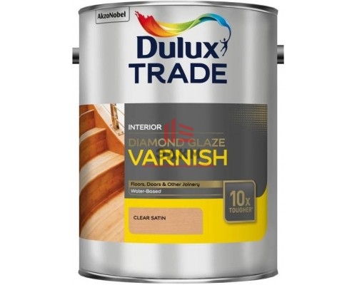 Паркетный лак на водной основе Dulux Trade Diamond Glaze | Дюлакс Даймонд Глейз полуматовый 2,5 л