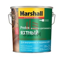 Marshall Protex Yat  / Маршал Протекс яхтный лак водостойкий полуматовый 2,5 л