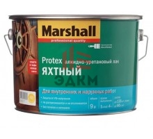 Marshall Protex Yat  / Маршал Протекс яхтный лак водостойкий полуматовый 9 л