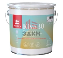 Tikkurila Kiva 30 / Тиккурила Кива лак для мебели полуматовый 2,7 л