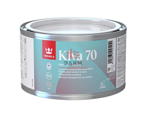 Tikkurila Kiva 70 / Тиккурила Кива лак для мебели глянцевый 0,225 л