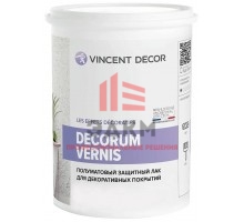 Vincent Decor Decorum Vernis / Декорум Вернис защитный лак полуматовый 1 л