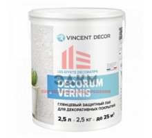 Vincent Decor Decorum Vernis / Декорум Вернис защитный лак глянцевый 2,5 л