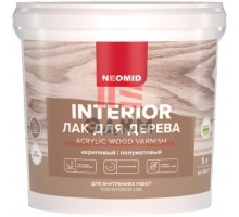 Neomid Interior / Неомид Интериор лак акриловый для древесины 5 л