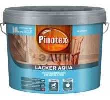 Pinotex Lacker Aqua 10 / Пинотекс Аква Лак на водной основе для стен и мебели матовый 9 л