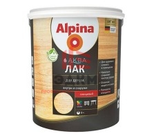 Alpina Aqua / Альпина Аква лак на водной основе для дерева 0,9 л
