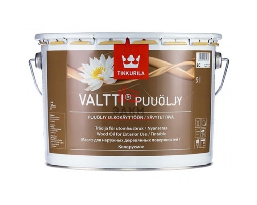 Tikkurila Valtty Puuoljy / Валти Пуолью Масло для дерева 9 л