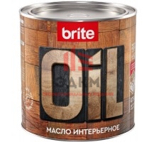 BRITE FLEXX / Брайт Флекс масло интерьерное натуральное с твердым воском 0,75 л