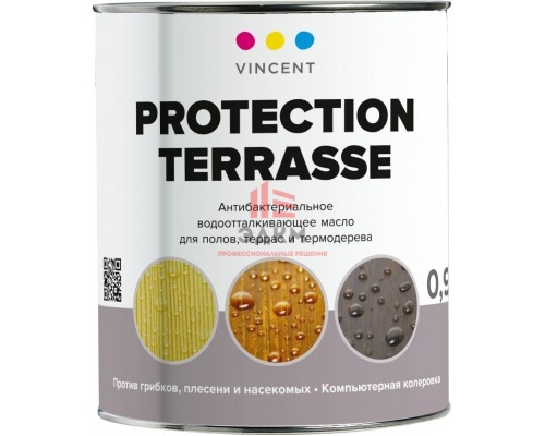Vincent Protection Terrasse / Винсент Протексьон Террас масло деревозащитное 0,9 л