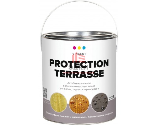 Vincent Protection Terrasse / Винсент Протексьон Террас масло деревозащитное 2,25 л