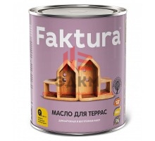 Faktura / Фактура тунговое террасное масло с натуральным воском для наружных и внутренних работ 2,7 л