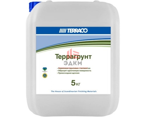 Terraco Terragrunt / Террако Террагрунт глубокопроникающий универсальный грунт, прозрачный 5 кг