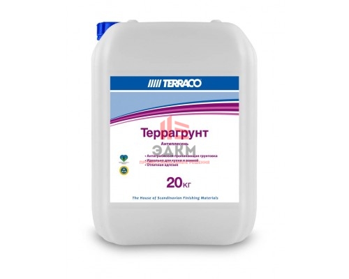 Terraco Terragrunt Antiplesen/ Террако Террагрунт Антиплесень анти-грибковая проникающая грунтовка 20 кг