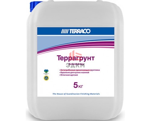 Terraco Terragrunt Antiplesen/ Террако Террагрунт Антиплесень анти-грибковая проникающая грунтовка 5 кг