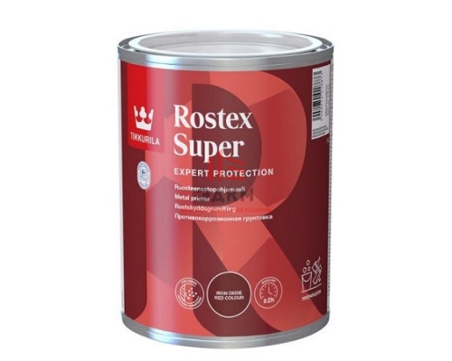 Tikkurila Rostex Super / Тиккурила Ростекс Супер грунт антикоррозийный 1 л