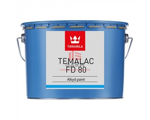 Tikkurila Temalac FD 80 / Тиккурила Темалак ФД 80 краска алкидная глянцевая однокомпонентная 18 л