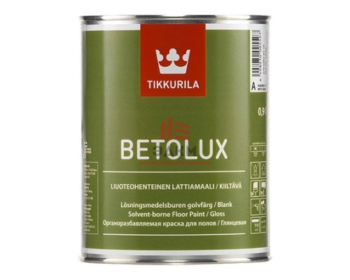 Tikkurila Betolux / Тиккурила Бетолюкс краска для пола внутри помещения 0,9 л