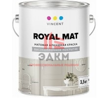 Vincent Royal Mat / Винсент Роял Мат алкидная краска для внутренних работ 3,5 кг