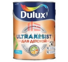 Матовая краска для стен и потолков Dulux Ultra Resist | Дюлакс Ультра Резист для Детской 5 л