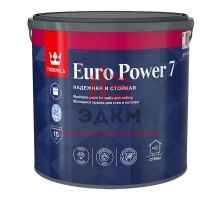 Tikkurila Euro Power 7 / Тиккурила Евро 7 краска матовая моющаяся 2,7 л