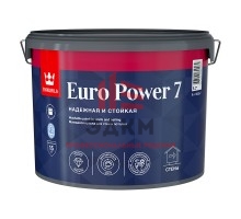 Tikkurila Euro Power 7 / Тиккурила Евро 7 краска матовая моющаяся 9 л