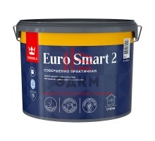 Tikkurila Euro Smart 2 / Тиккурила Евро 2 глубокоматовая краска интерьерная 9 л