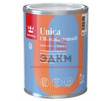 Tikkurila Unica / Тиккурила Уника полуглянцевая краска для металла, дерева, пластика 0,9 л