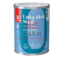 Tikkurila Unica Akva Maali / Тиккурила Уника Аква Маали акрилатная полуглянцевая краска 0,9 л