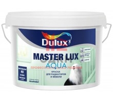 Краска для мебели и радиаторов Dulux Master Lux Aqua 40 | Дюлакс Мастер Люкс Аква 40 полуглянцевая 2,5 л