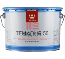 Tikkurila Temadur 50 / Тиккурила Темадур 50 двухкомпонентная, полуглянцевая полиуретановая краска 7,5 л