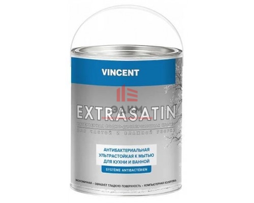 Vincent Extrasatin / Винсент Экстрасатин полуглянцевая, влагостойкая краска 0,8 л