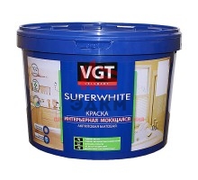 VGT SUPERWHITE / ВГТ ВД-АК-1180 краска интерьерная моющаяся 2,5 кг