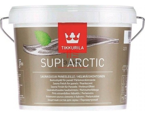 Tikkurila Supi Arctic / Тиккурила Супи Арктик перламутровый защитный состав для бань 2,7 л