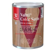 Tikkurila Valtti Color Satin / Тиккурила Валтти Колор Сатин лессирующий антисептик для дерева 0,9 л