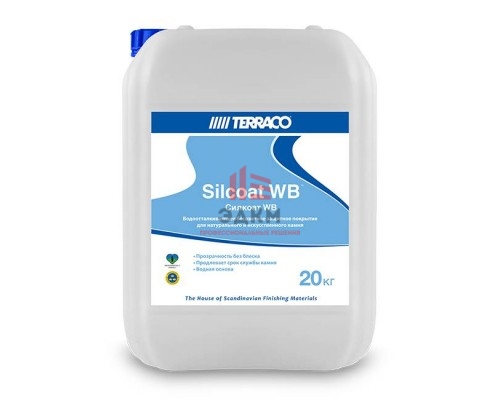 Terraco Silcoat WB / Террако Силкоат покрытие водоотталкивающее для фасадов и камня 20 кг