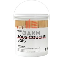 Vincent Sous couche bois / Винсент Со Куш Боа грунтовка для древесины 2,5 л