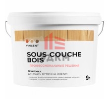 Vincent Sous couche bois / Винсент Со Куш Боа грунтовка для древесины 9 л