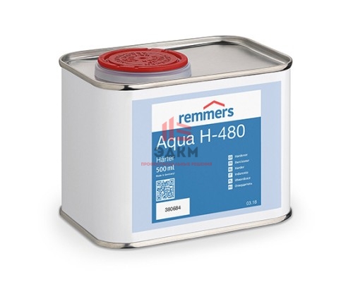 Remmers Aqua H 480 Harter / Реммерс отвердитель для паркетных лаков 413 для придания прочности 0,5 л